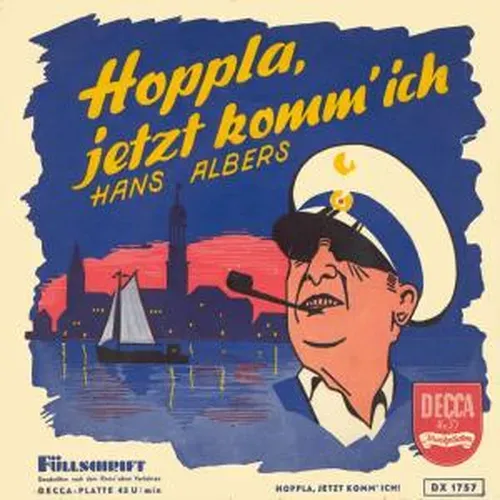 Albers Hans - Hoppla, jetzt komm' ich (EP-Füllschrift) (AK)