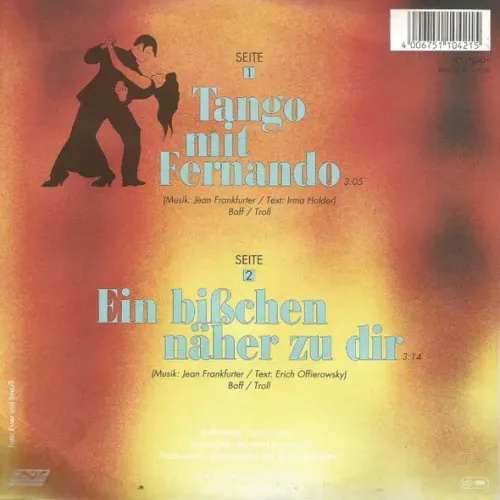 Bach Kristina - Tango mit Fernando – Bild 2