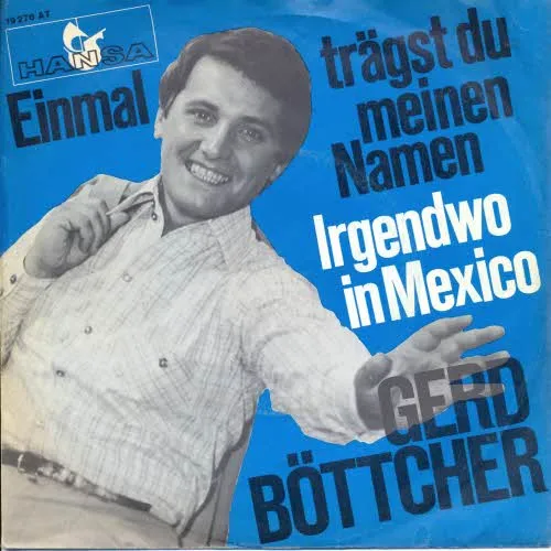 Böttcher Gerd - Einmal trägst du meinen Namen (nur Cover)