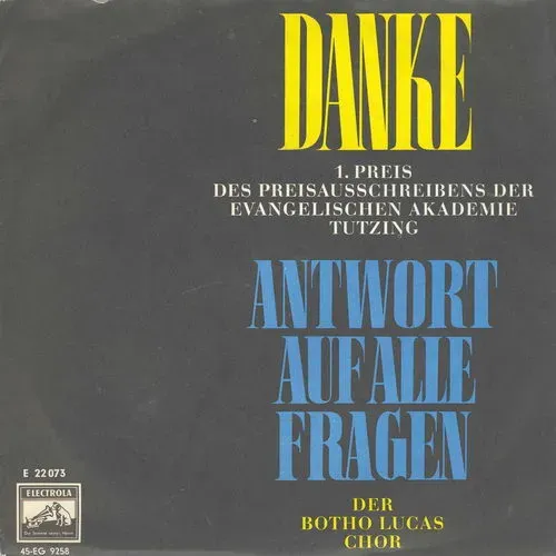 Botho Lucas Chor - Danke