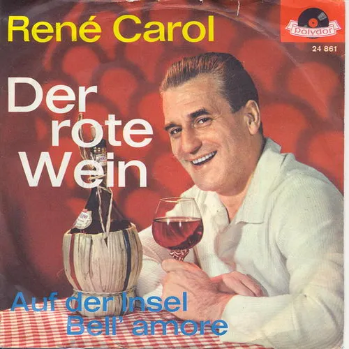 Carol René - Der rote Wein (AK)