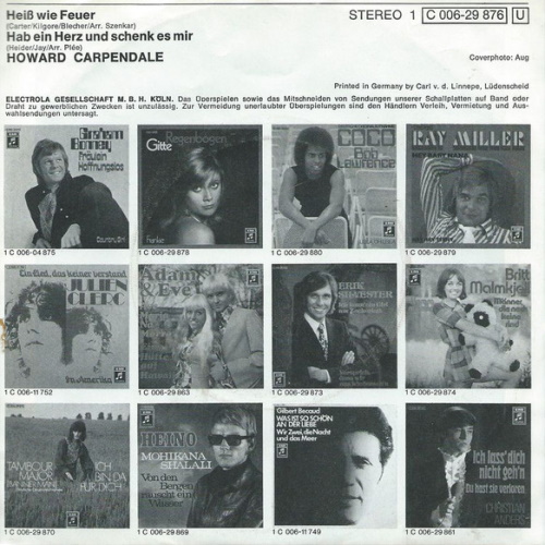 Carpendale Howard - Heiss wie Feuer – Bild 2