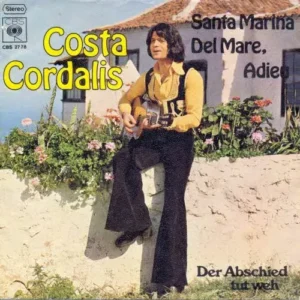 Cordalis Costa - Santa Marina del mare, adieu (schwarze Schrift)