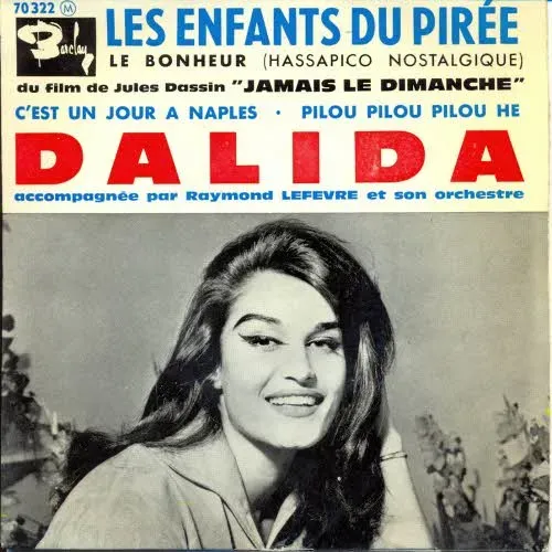 Dalida - Les enfants du Pirée (EP-nur Cover)