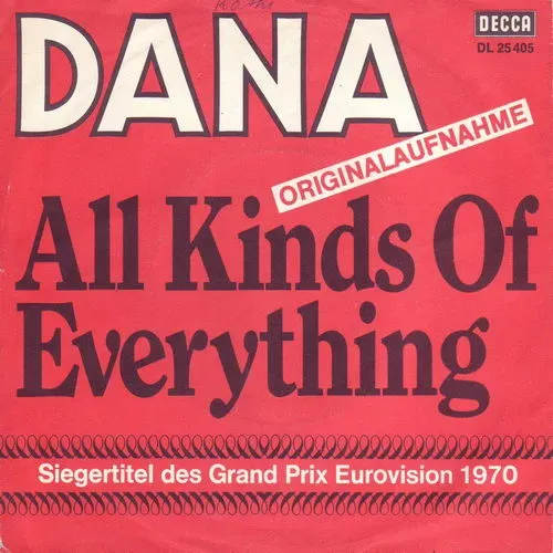 Dana - All kinds of everything (EUROV. 1970)