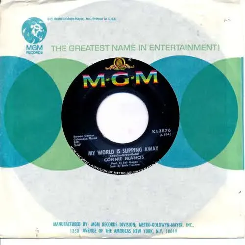 Francis Connie - My world is slipping away (US-FLC)