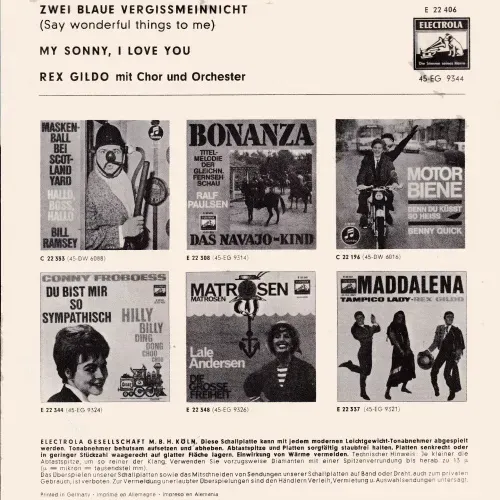 Gildo Rex - Zwei blaue Vergissmeinnicht – Bild 2