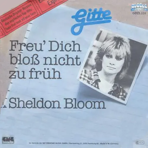 Gitte - Freu' dich bloss nicht zu früh