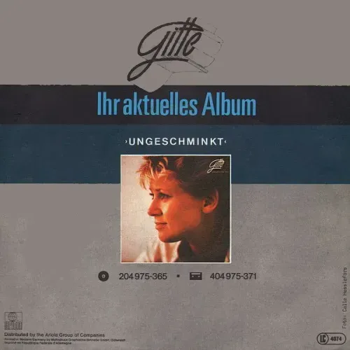 Gitte - Tränen vielleicht – Bild 2