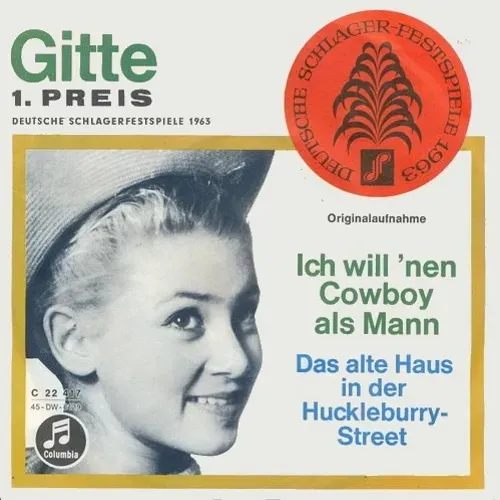 Gitte - Ich will 'nen Cowboy als Mann (nur Cover)