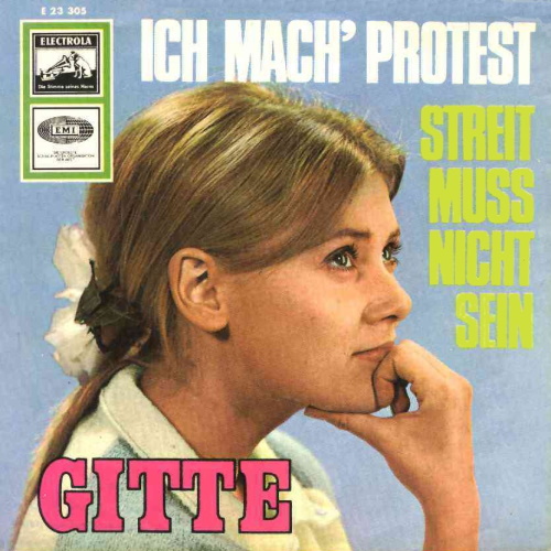 Gitte - Ich mach' Protest Vinyl Cover Vorderseite