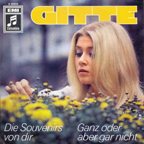 Gitte - Die Souvenirs von dir