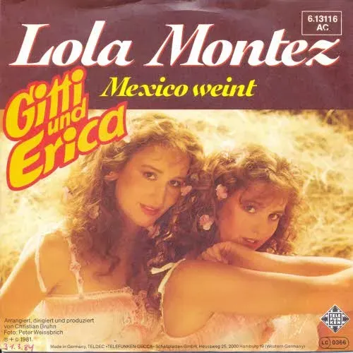 Gitti & Erica - Lola Montez (PROMOCOVER) (AK)