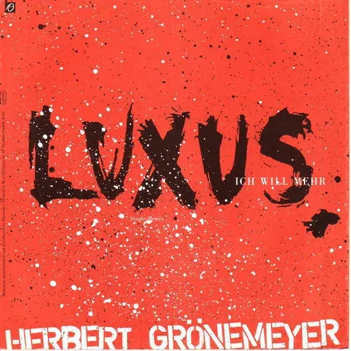 Grönemeyer Herbert - Luxus (nur Cover)
