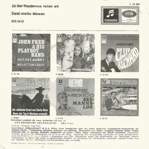 Heino - Zu der Ponderosa reiten wir – Bild 2
