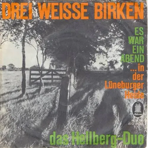 Hellberg-Duo - Drei weisse Birken (AK)