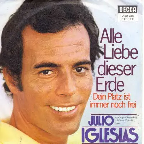 Iglesias Julio - Alle Liebe dieser Erde (DECCA)