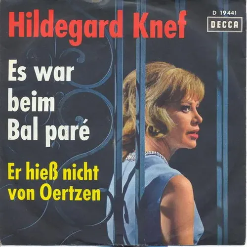 Knef Hildegard - Es war beim Bal paré