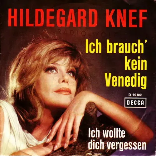 Knef Hildegard - Ich brauch' kein Venedig (nur Cover)