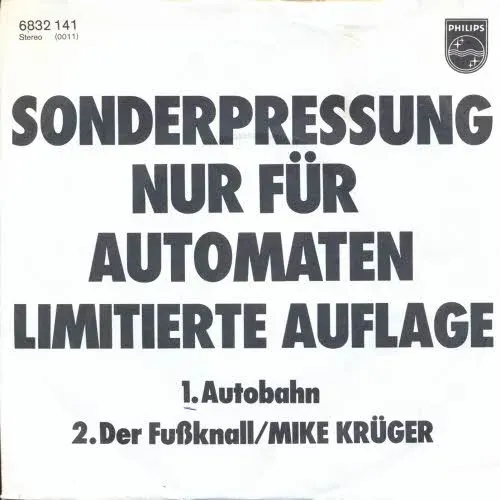 Krüger Mike - Autobahn (Sonderpressung)