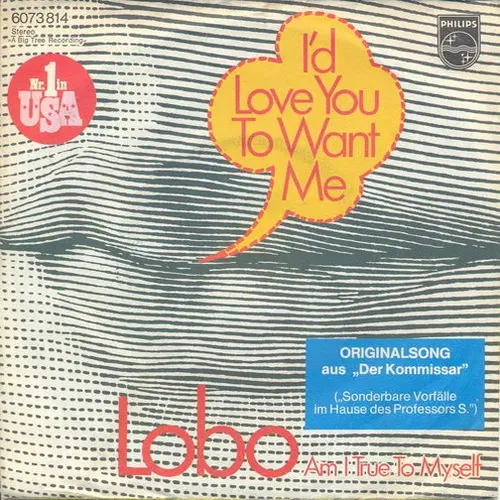 Lobo - I'd love you to want me (nur Cover)
