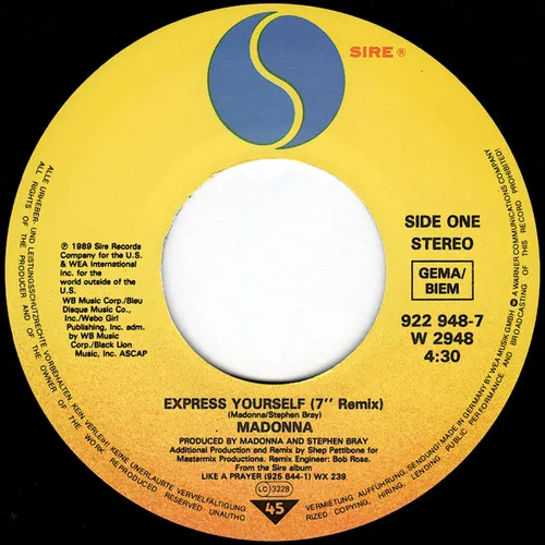 Madonna - Express yourself – Bild 3