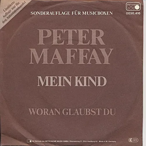 Maffay Peter - Mein Kind