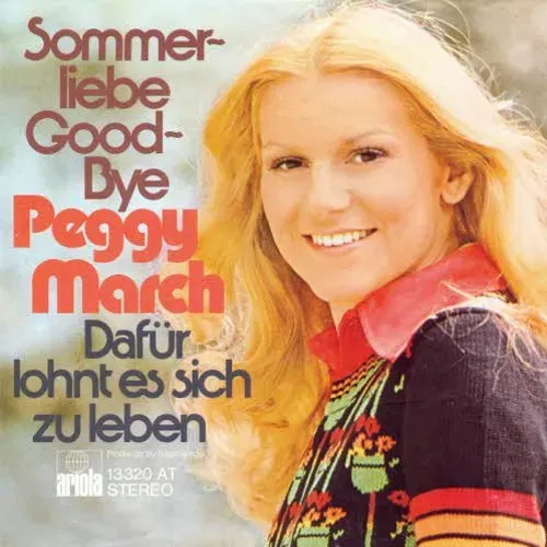 March Peggy - Sommerliebe good bye (nur Cover)Peggy March, 60er Jahre, nur Bildcover, deutsche Schlager