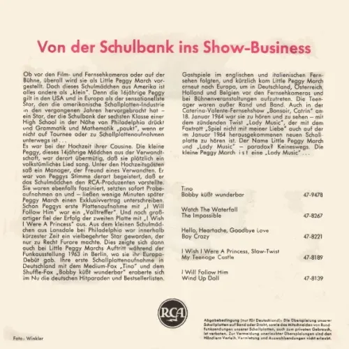 Little Peggy March - Lady Music – Bild 2
