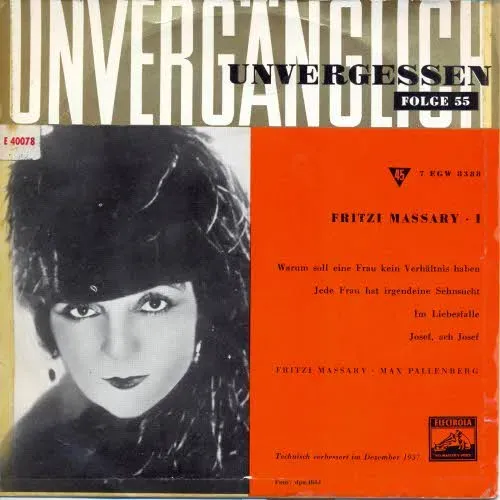 Massary Fritzi - Unvergänglich - Unvergessen (EP)
