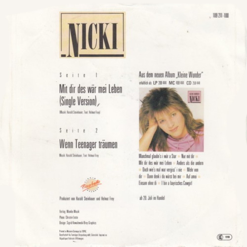 Nicki - Mit dir des wär mei Leben – Bild 2