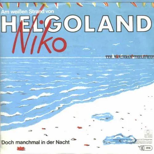 Niko - Am weissen Strand von Helgoland (AK)