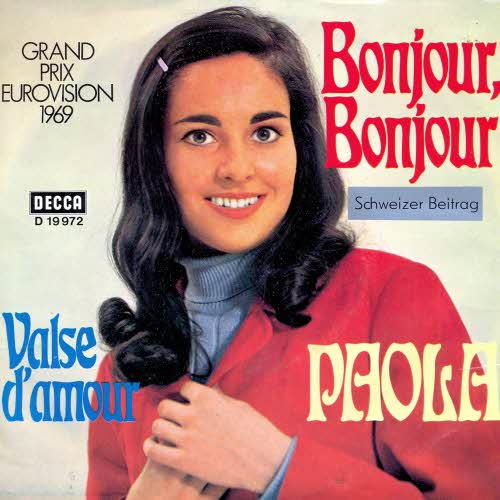 Paola - Bonjour, Bonjour (nur spez.Cover)