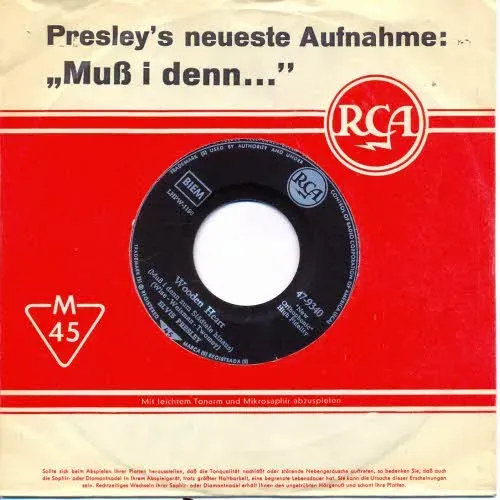 Presley Elvis - Wooden heart (spez. FLC)