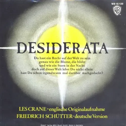 Schütter Friedrich - Desiderata