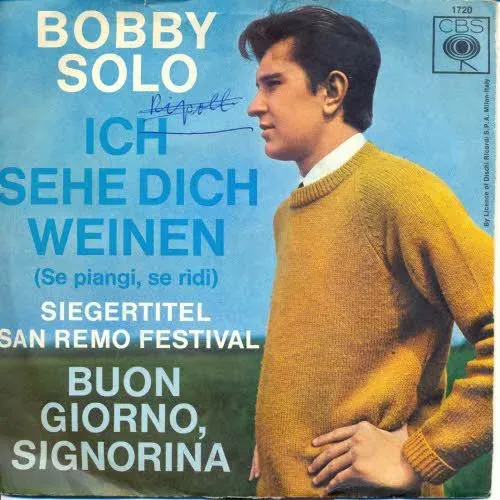 Solo Bobby - Ich sehe Dich weinen (nur Cover)