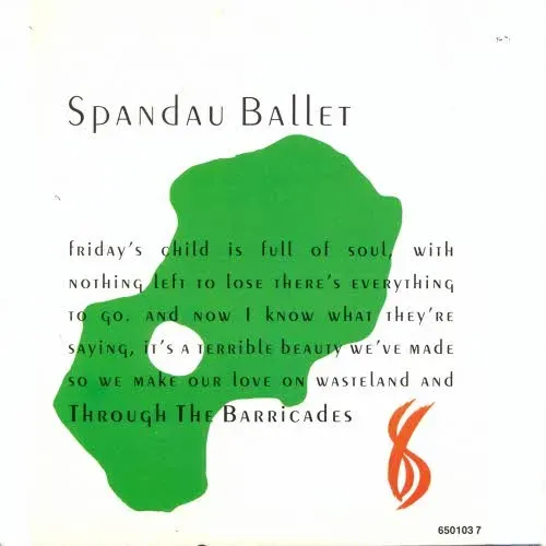 Spandau Ballet - Through the barricades