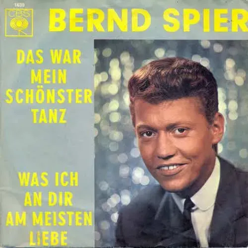 Spier Bernd - Das war mein schönster Tanz (nur Cover)