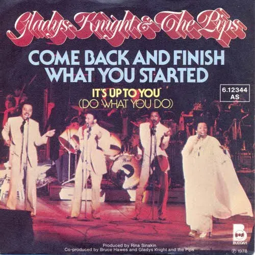 Knight Cladys & The Pips - Come back and finish what you started
