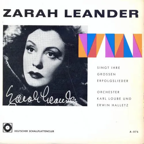 Leander Zarah - singt ihre Grossen Erfolgslieder (EP)