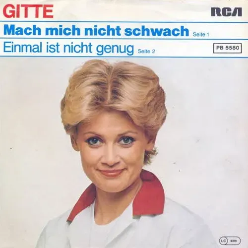 Gitte - Mach mich nicht schwach (nur Cover)