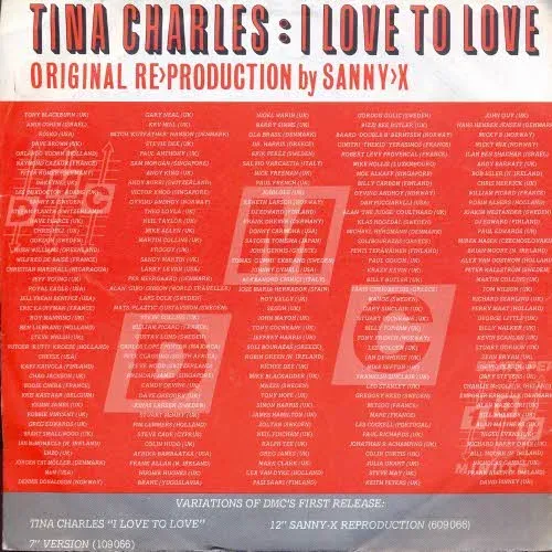 Charles Tina - I love to love (Original Re>Production By Sanny-X)