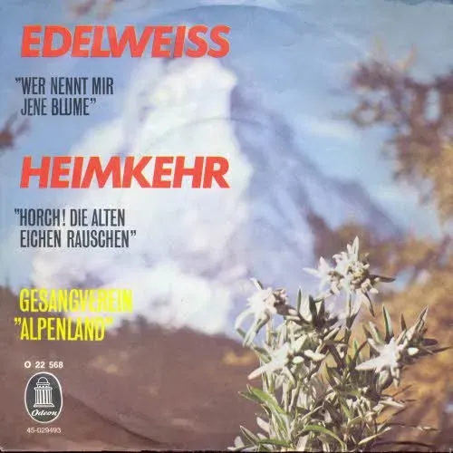Gesangverein Alpenland - Edelweiss "Wer nennt mir jene Blume"