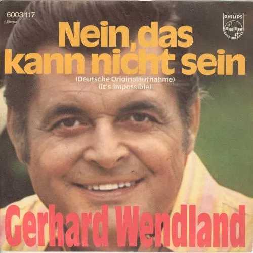 Wendland Gerhard - Sweet Caroline (nur Cover)