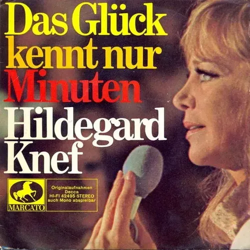 Knef Hildegard - Das Glück nennt nur Minuten (nur Cover)