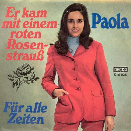 Paola - Er kam mit einem roten Rosenstrauss (nur Cover)