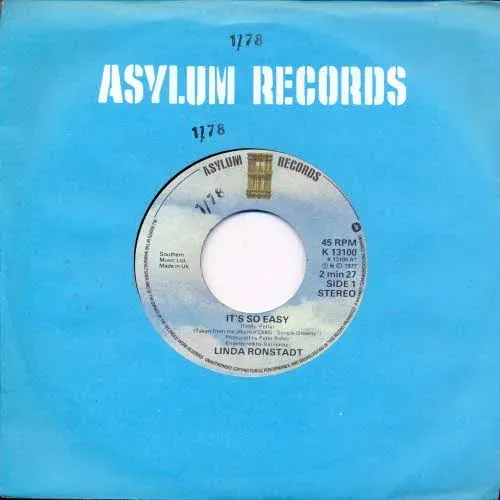 Ronstadt Linda - It's so easy (FLC-UK)