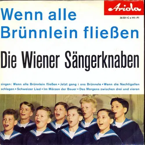 Wiener Sängerknaben - Die Wiener Sängerknaben singen beliebte Volksweisen (EP)