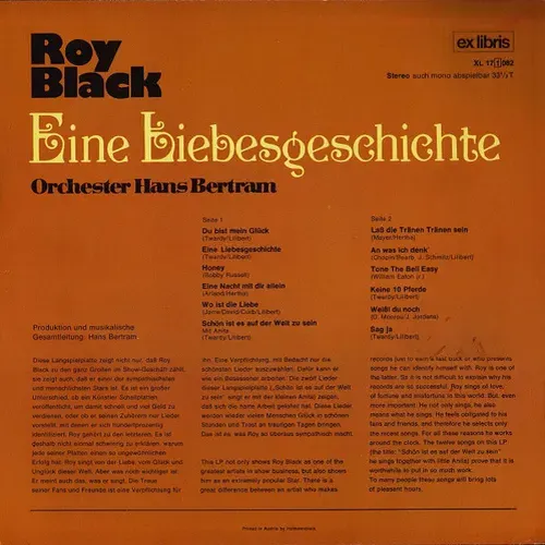 Black Roy - Eine Liebesgeschichte (LP-Ex Libris) – Bild 2