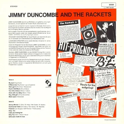 Jimmy & Rackets - Jimmy And The Rackets (LP) – Bild 2